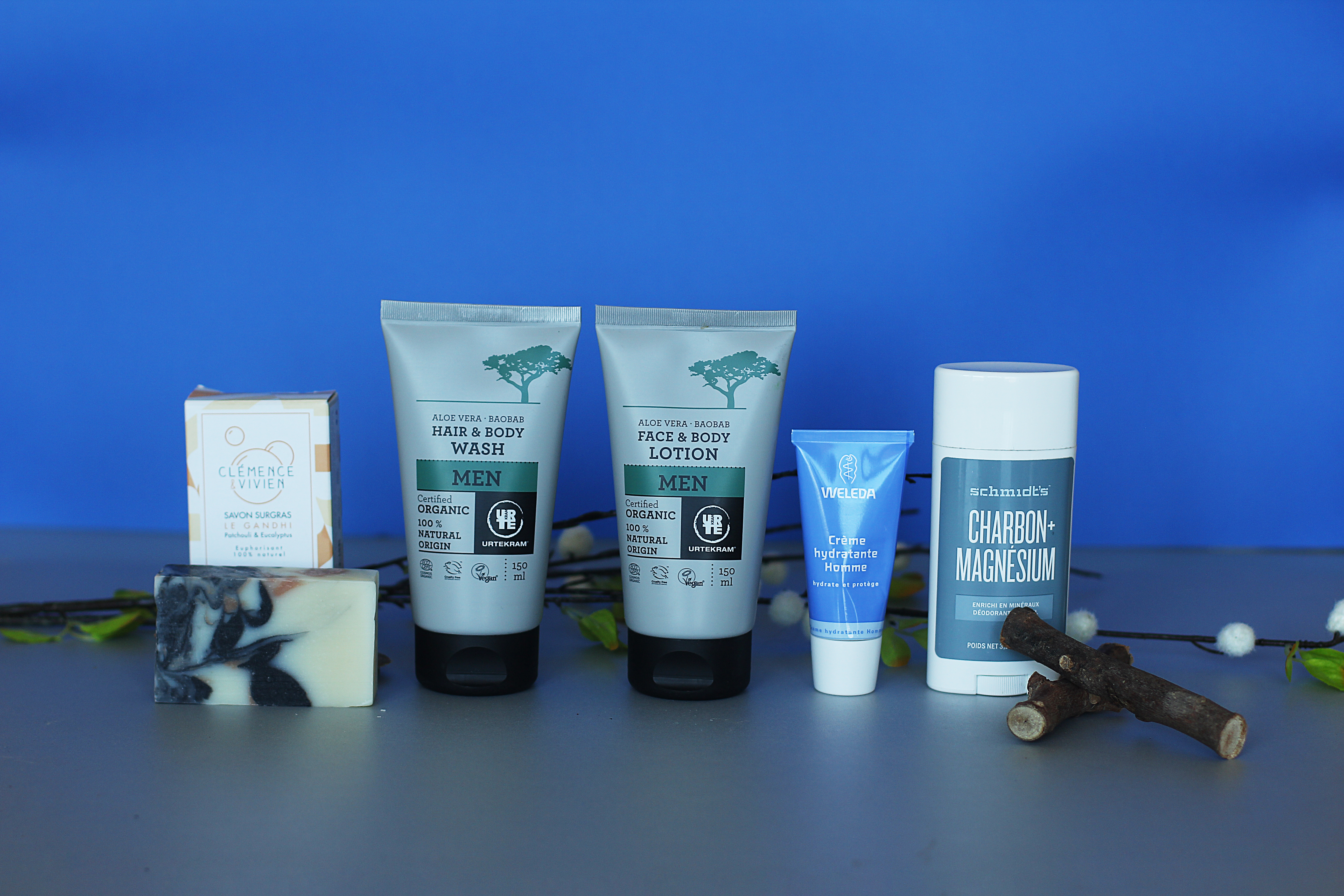 Routine soin naturel pour Homme